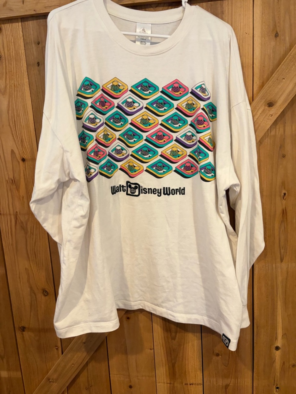 Walt Disney World White Long Sleeve Graphic Tee